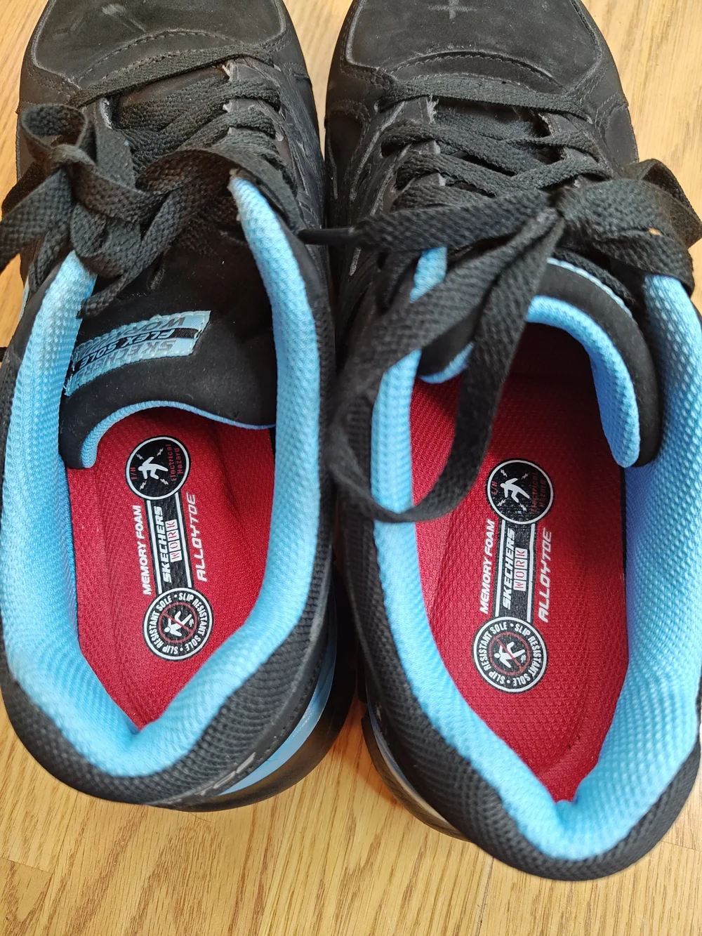 Skechers Work Relaxed Fit Workshire Alloy Toe Slip Resistant Shoes 8.5 Black